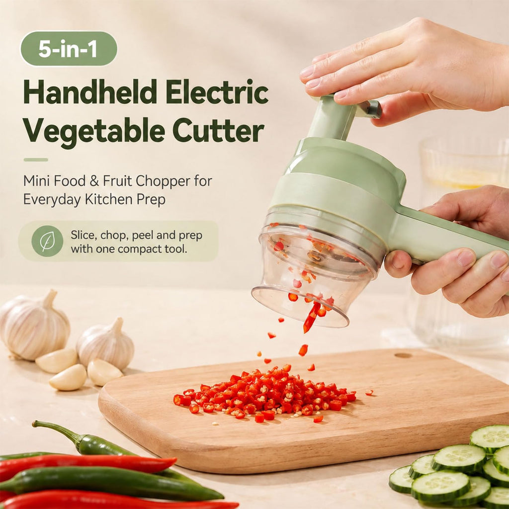 5-in-1 Wireless Electric Vegetable Chopper Q967