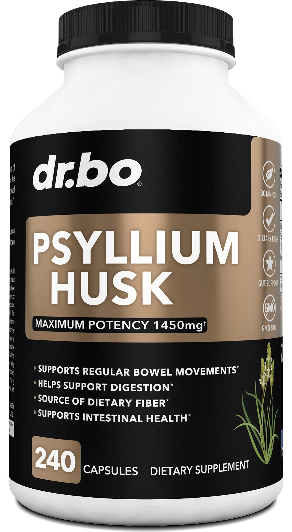 Psyllium Husk Capsule Fiber Supplement E863