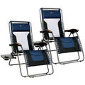 Oversized Mesh Zero Gravity Reclining Patio Chairs, 2 Pack M1321