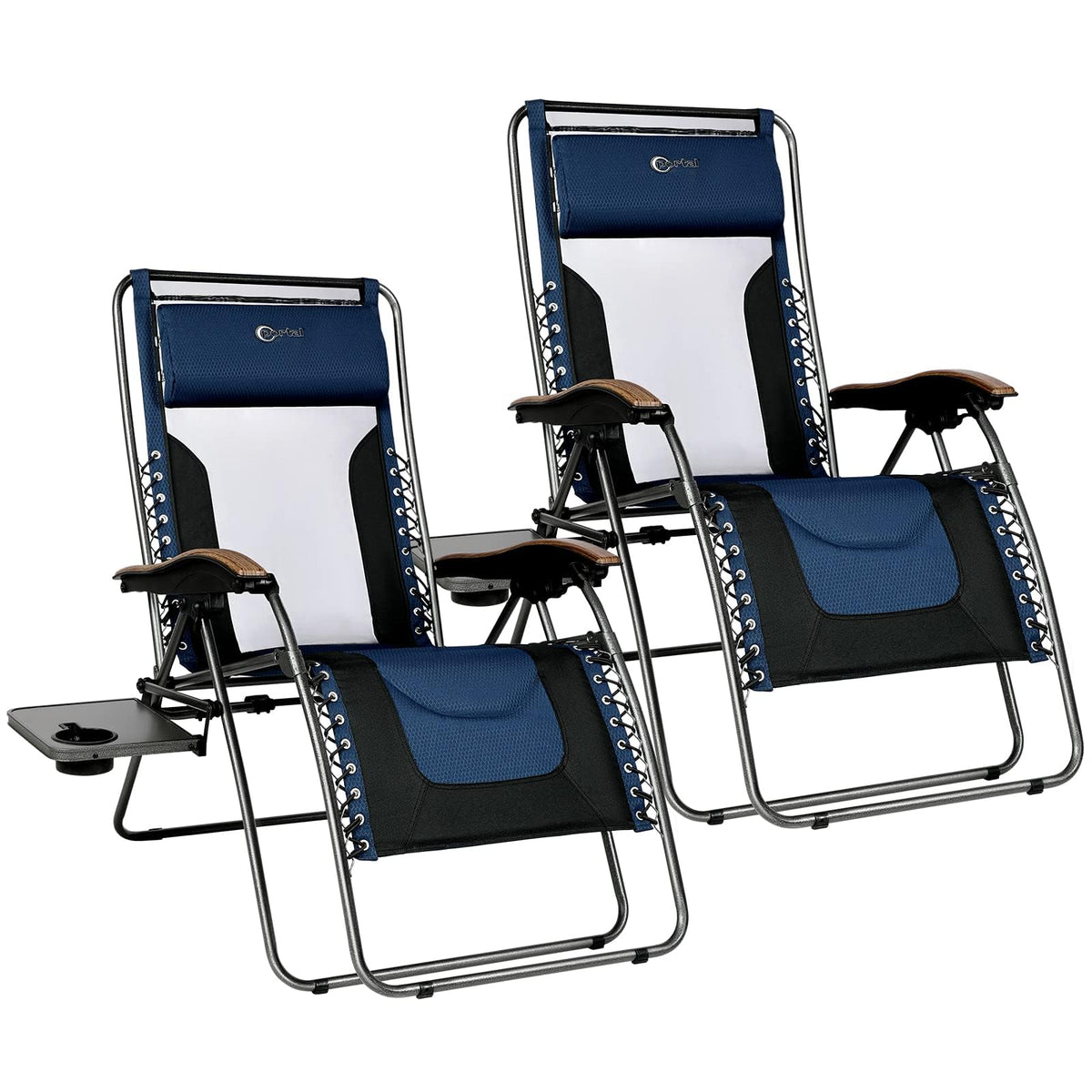 Oversized Mesh Zero Gravity Reclining Patio Chairs, 2 Pack M1321