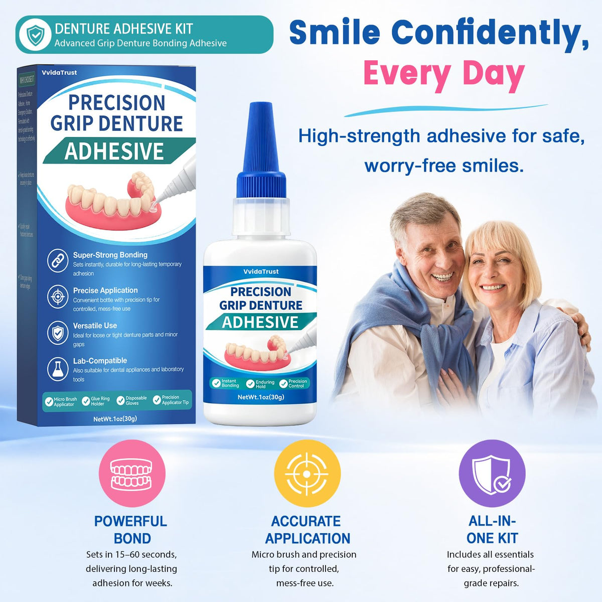 Dental Lab Instant Bonding Dental Glue 1oz F168