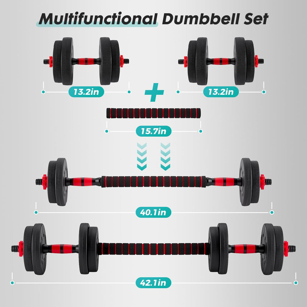 Adjustable Dumbbell Set 20/40/60LBS Y3756