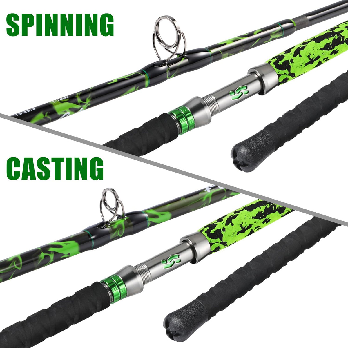 Carbon Fishing Rod with Solid Tip O81242