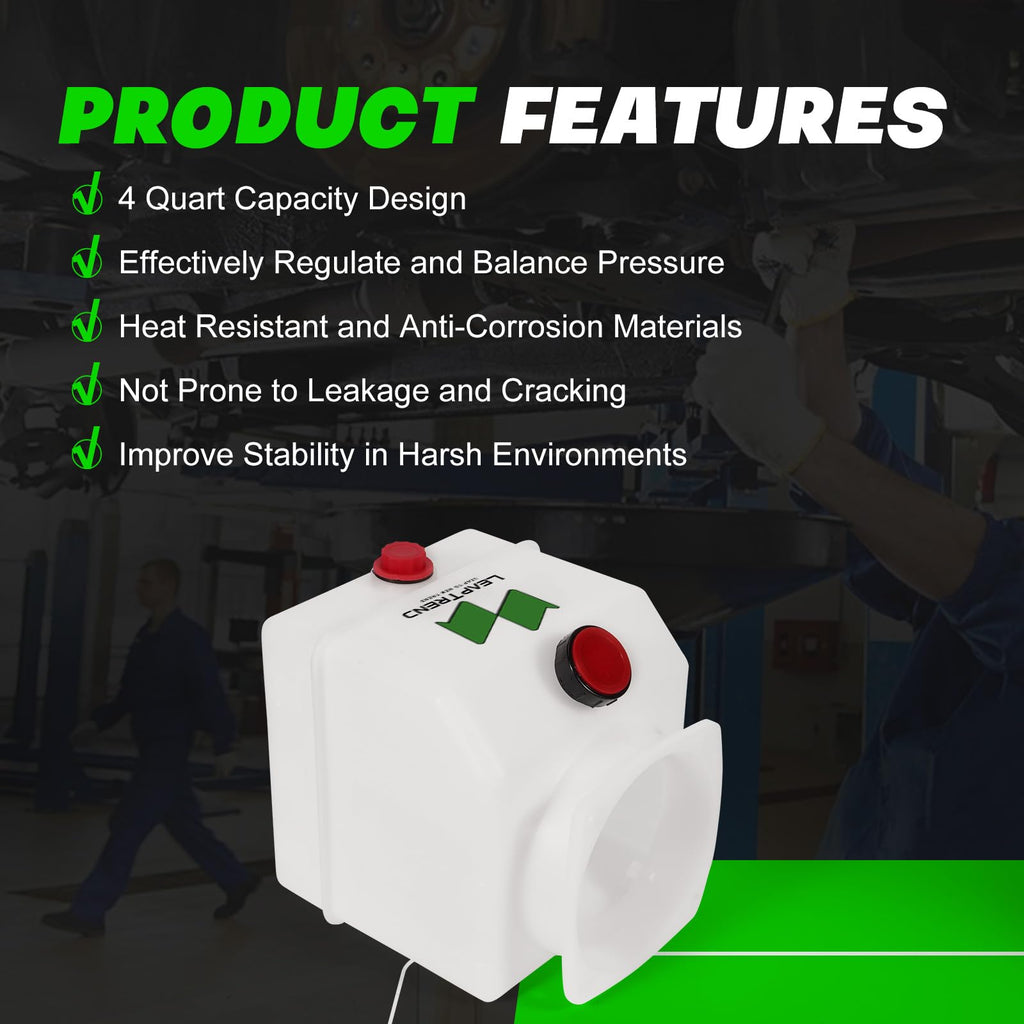 4 Quart Poly Fluid Reservoir Tank K4838