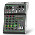 4 Channel Audio Mixer with Bluetooth and USB N269