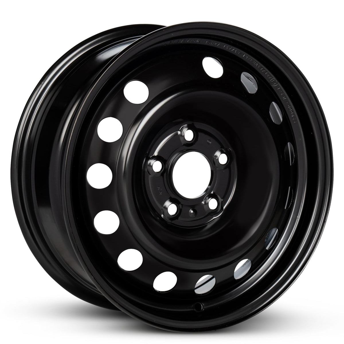 16 Inch Black Painted Steel Rim S609856