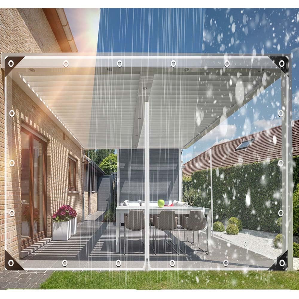 Clear Tarp with Zipper Door N585
