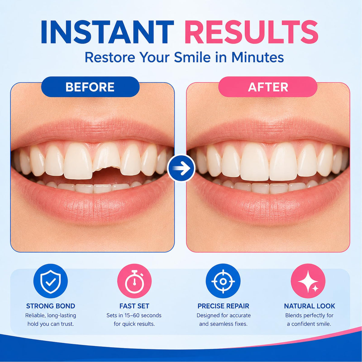 Dental Lab Instant Bonding Dental Glue 1oz F168