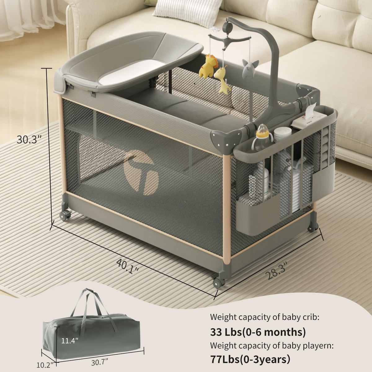 4-in-1 Pack and Play with Bag O802