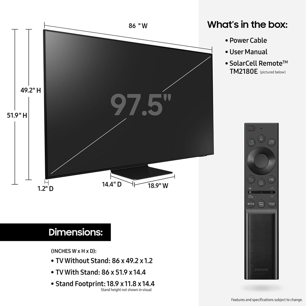 98-Inch 4K UHD Smart TV F99776