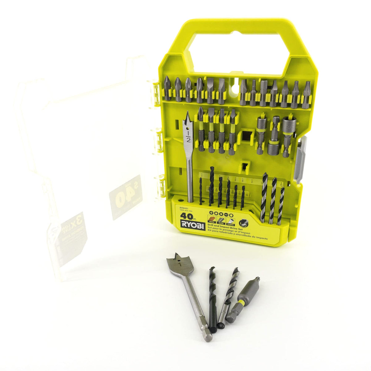 18V Drill Set with Battery, Charger, Bits & Bag F453083