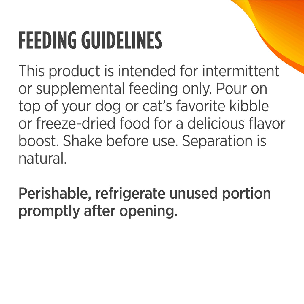 Bone Broth Food Topper for Cats and Dogs 20 FL Oz T72903