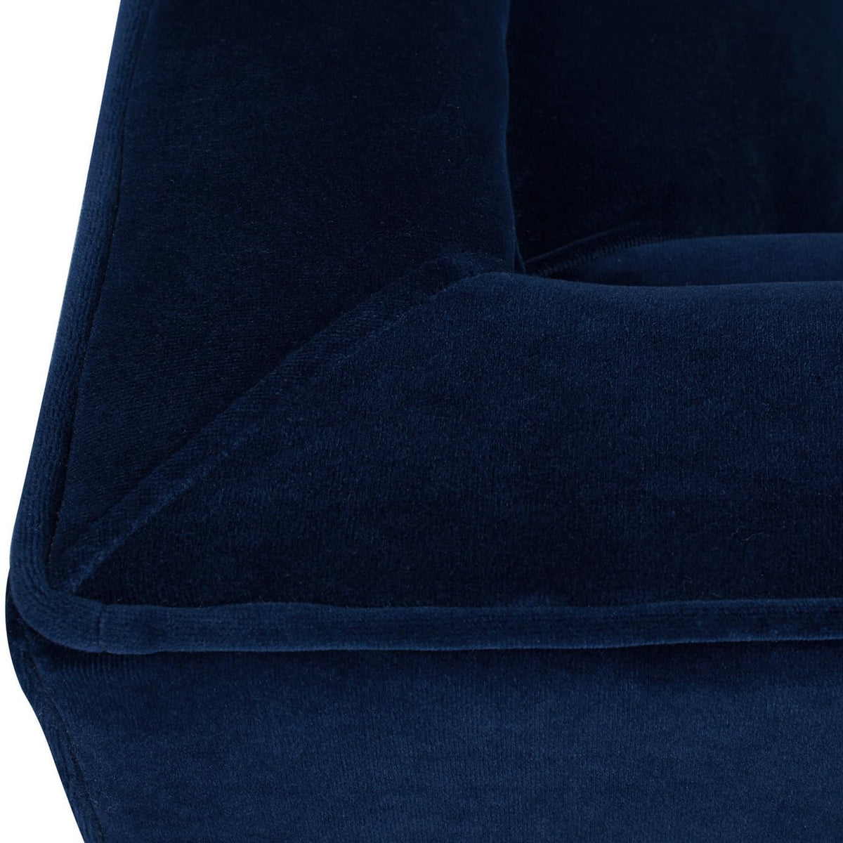 84" Navy Blue Tufted Velvet Sofa V65463