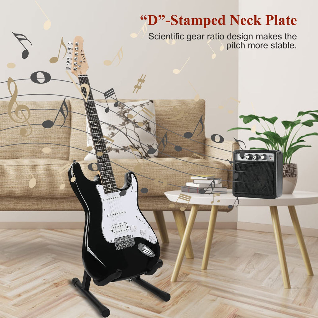 39 Inch HSS Pickups Electric Guitar Starter Kit with Amplifier Bag J1727