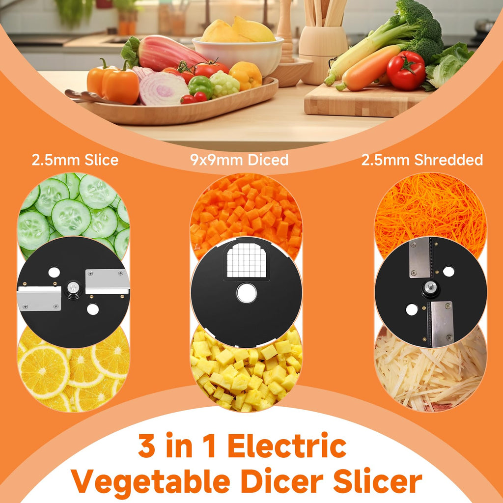 Electric Vegetable Dicer Slicer E942
