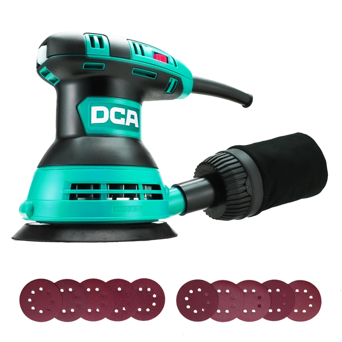 3.0 AMP Corded Random Orbital Sander 6 Speeds 5-Inch U6116