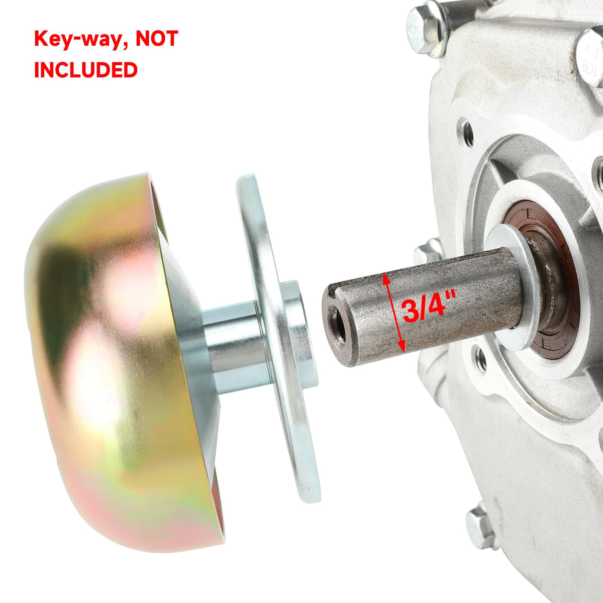 30 Series Torque Converter Driver Clutch 3/4" Bore with Drive Belt E2223