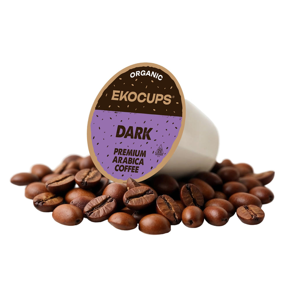 Organic Dark Roast Coffee Pods, 40 Recyclable Capsules Y49099