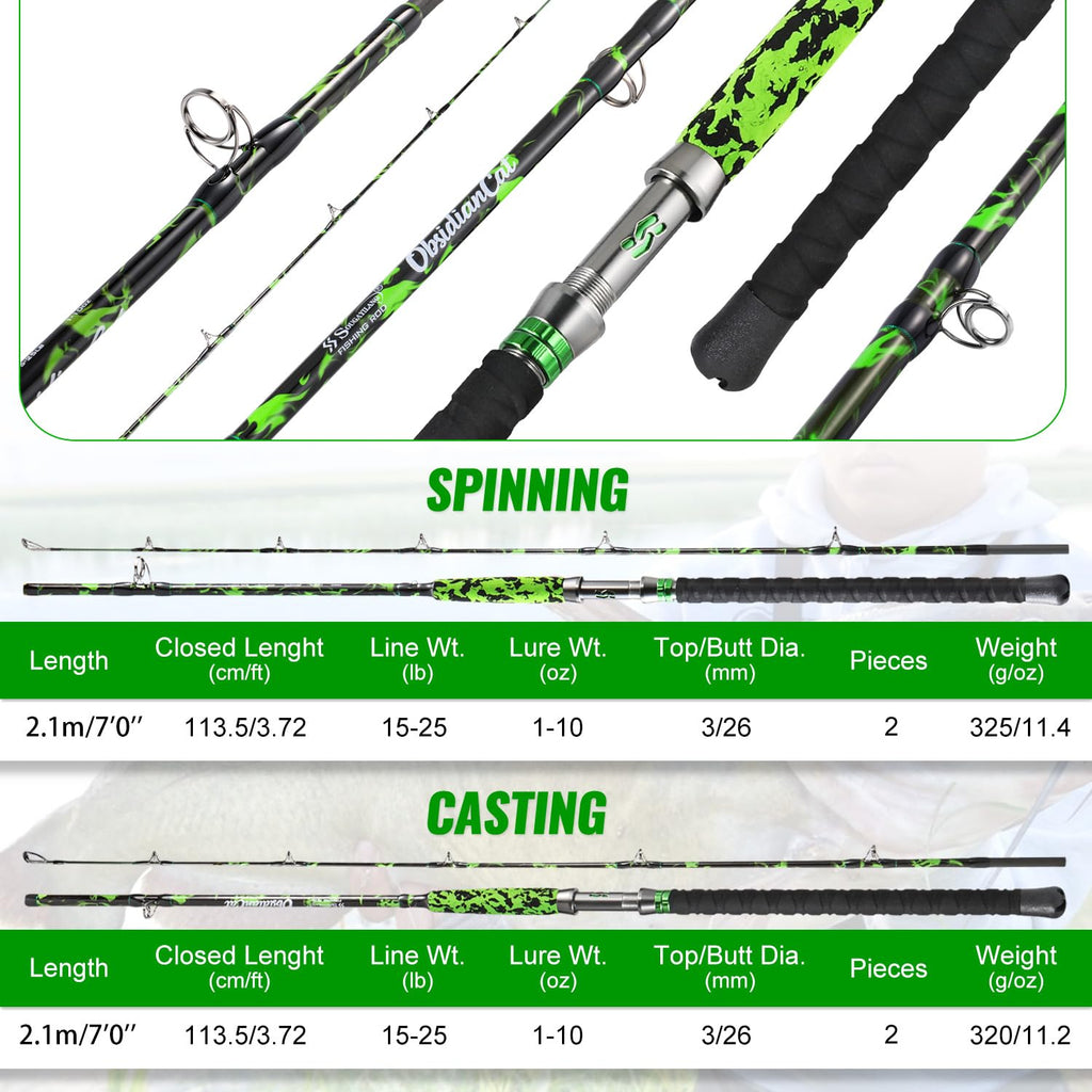 Carbon Fishing Rod with Solid Tip O81242