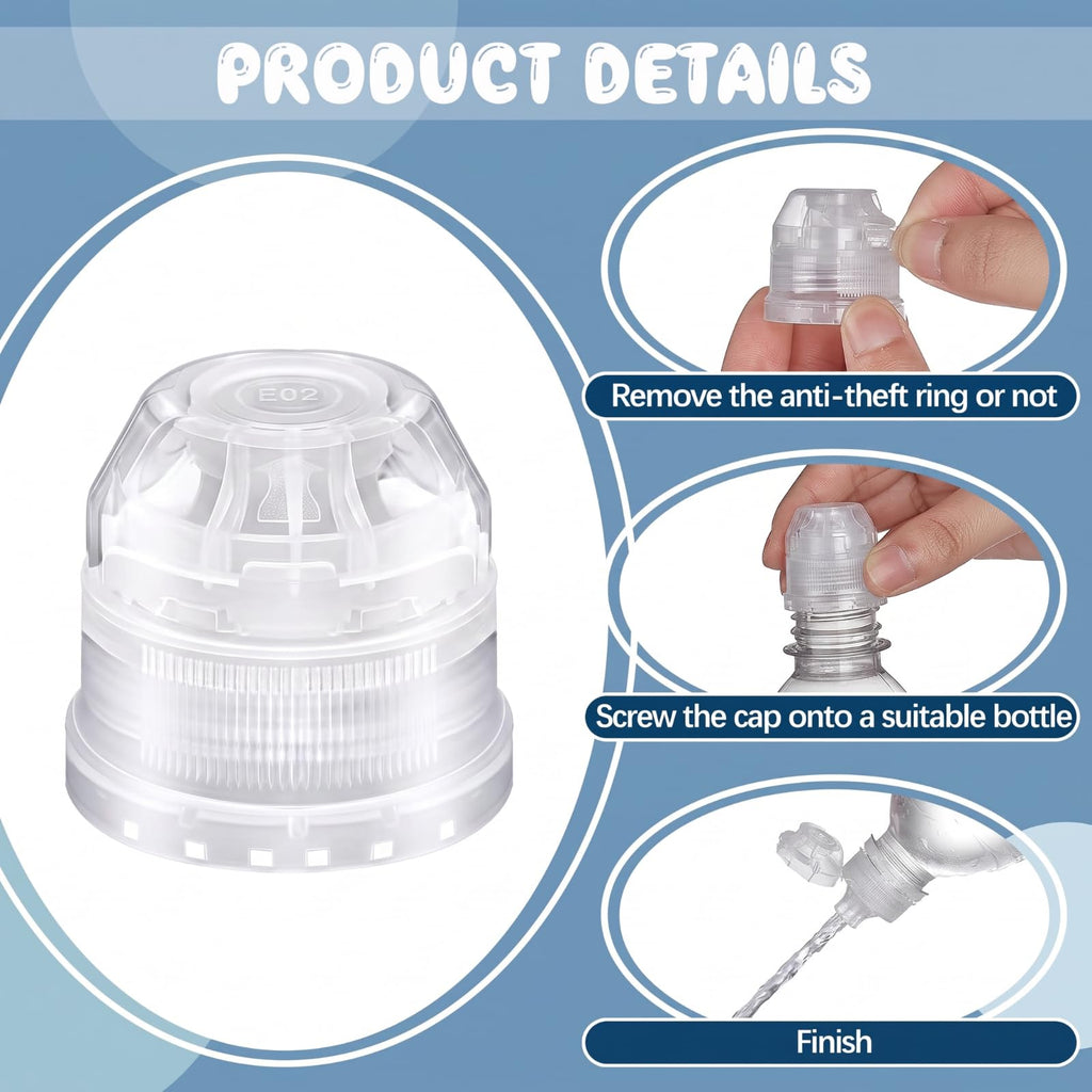 30 Pcs Replacement Sport Bottle Caps S81011
