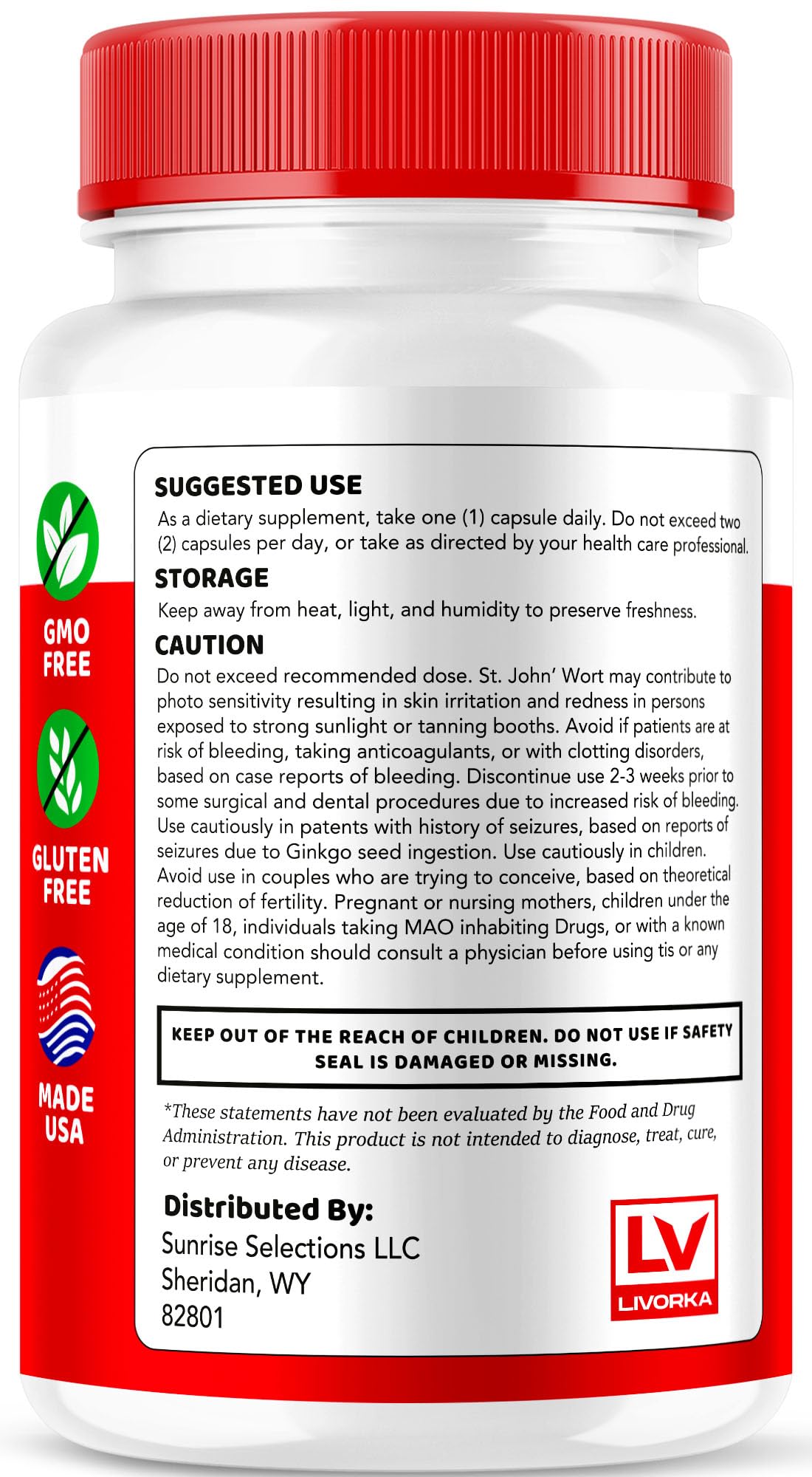 2 Pack 60 Capsules Maximum Strength Capsules Supplement A1897