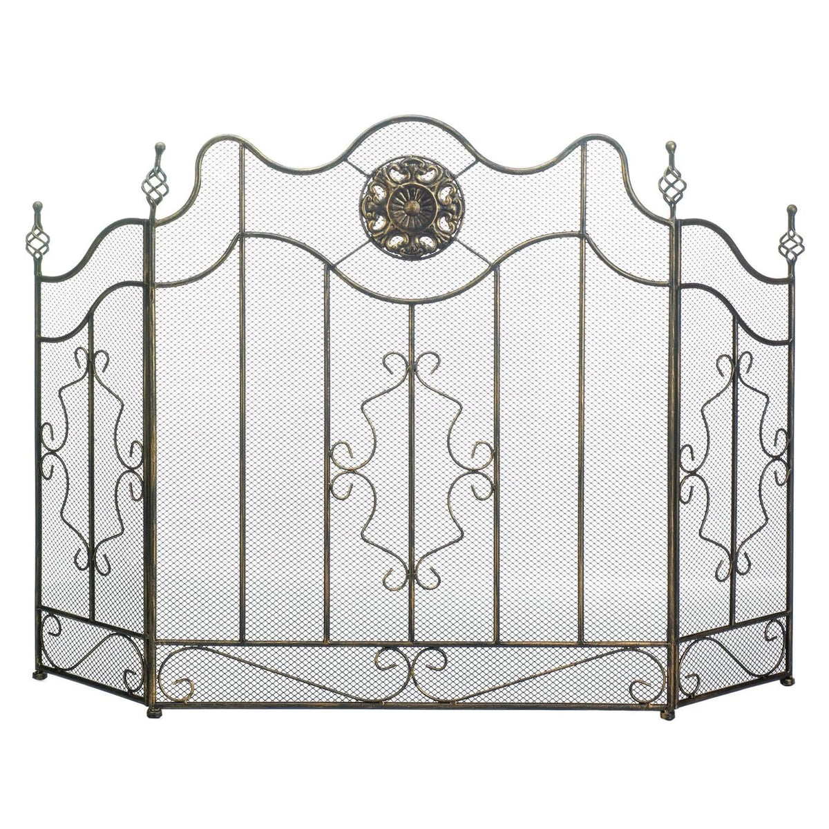 Metal Fireplace Screen T79174