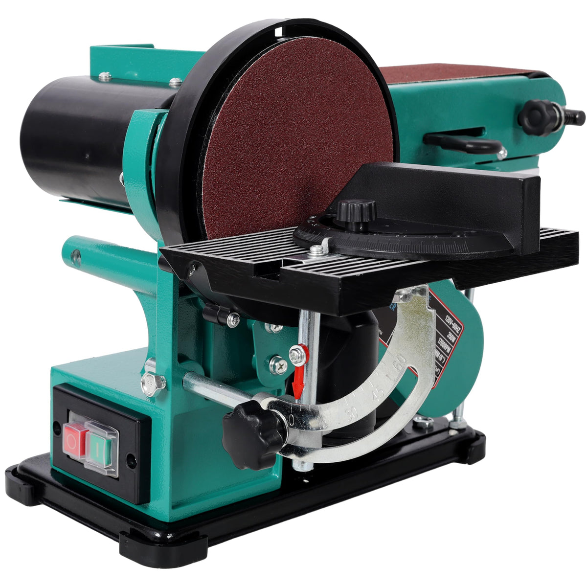 4x36 Inch Belt and Disc Sander 120V Benchtop I3014