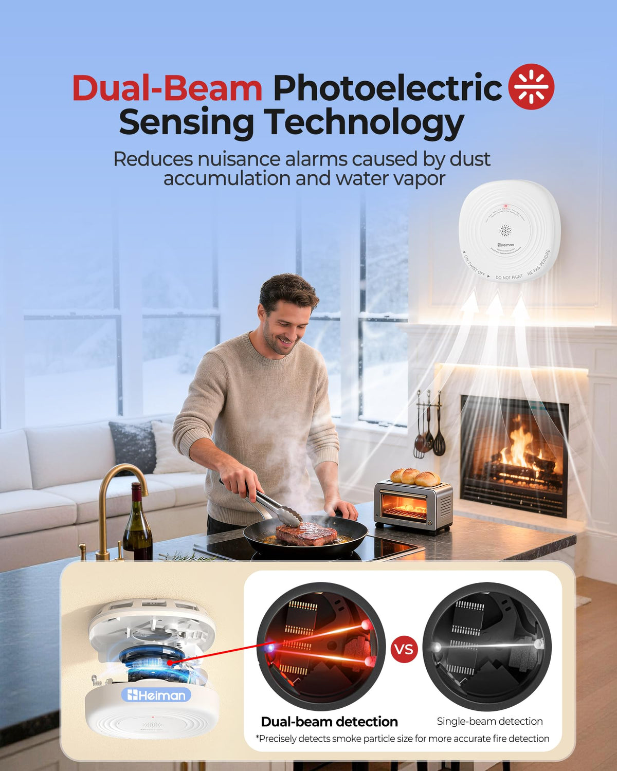 Smoke and Carbon Monoxide Detector 3-Pack J651827