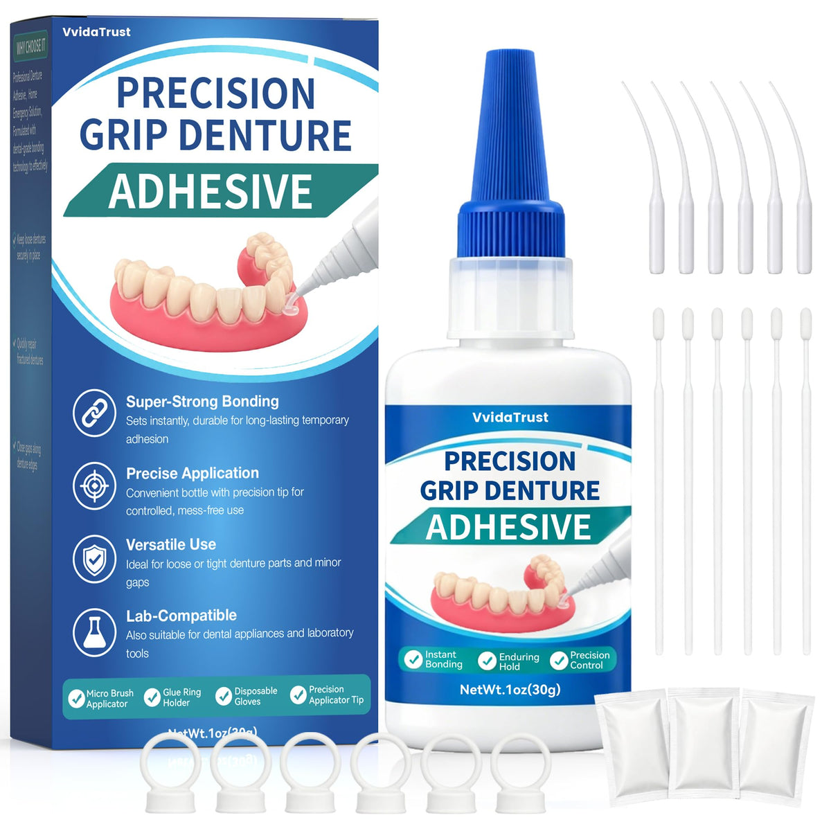 Dental Lab Instant Bonding Dental Glue 1oz F168