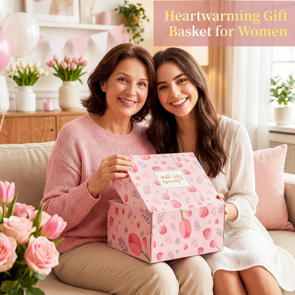 15 Pcs Pink Gift Basket W6734
