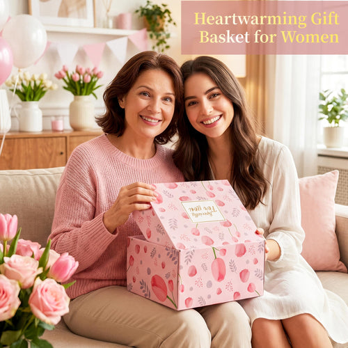15 Pcs Pink Gift Basket W6734