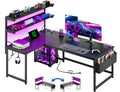 53" L Shaped Gaming Desk Z9179