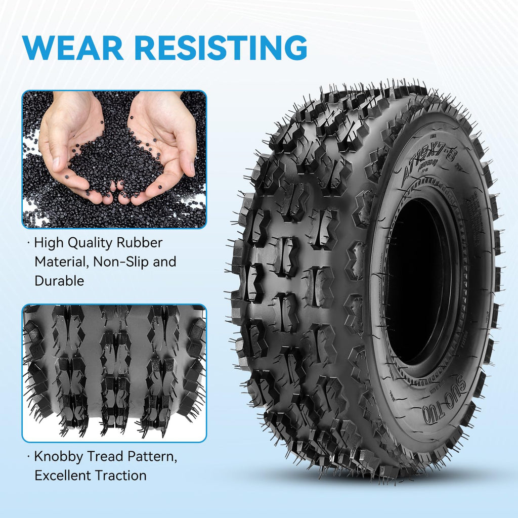 19x7-8 Mini Bike Tire Tubeless E42243
