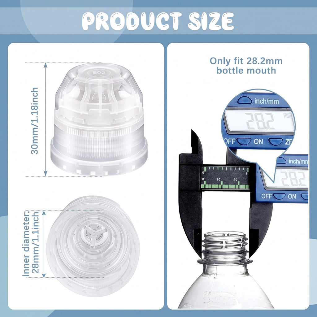 30 Pcs Replacement Sport Bottle Caps S81011