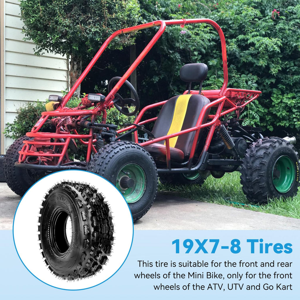19x7-8 Mini Bike Tire Tubeless E42243