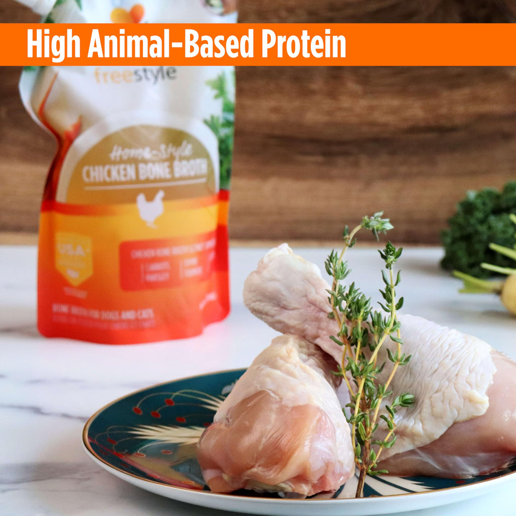 Bone Broth Food Topper for Cats and Dogs 20 FL Oz T72903