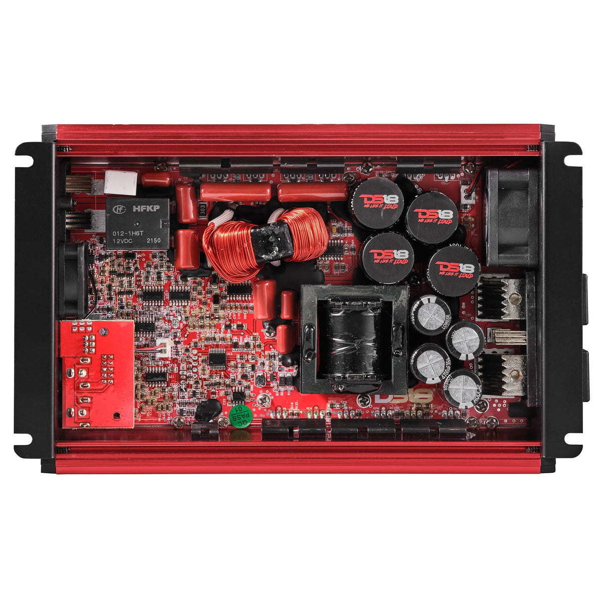 Compact Full-Range Class D 1-Channel Amplifier 2,500 Watts RMS V2044