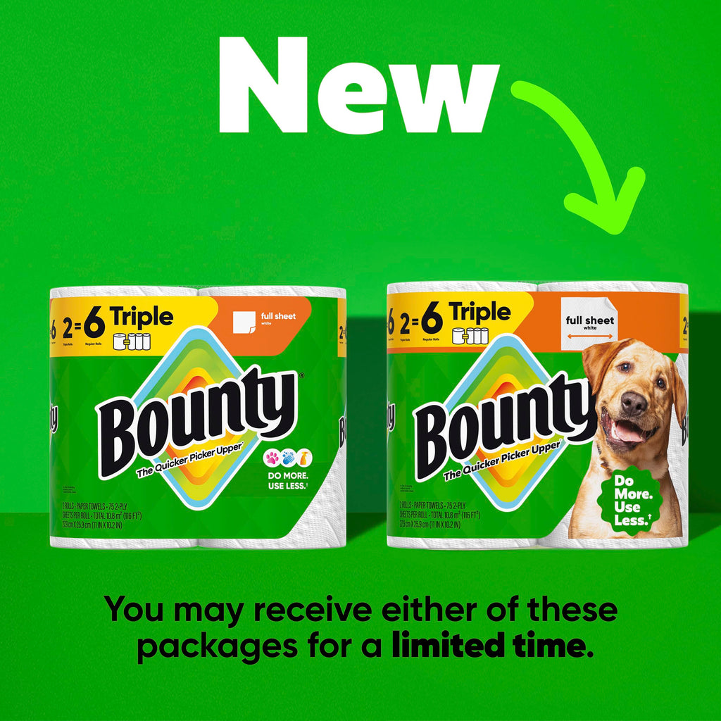 White Paper Towels, 2 Triple Rolls W923