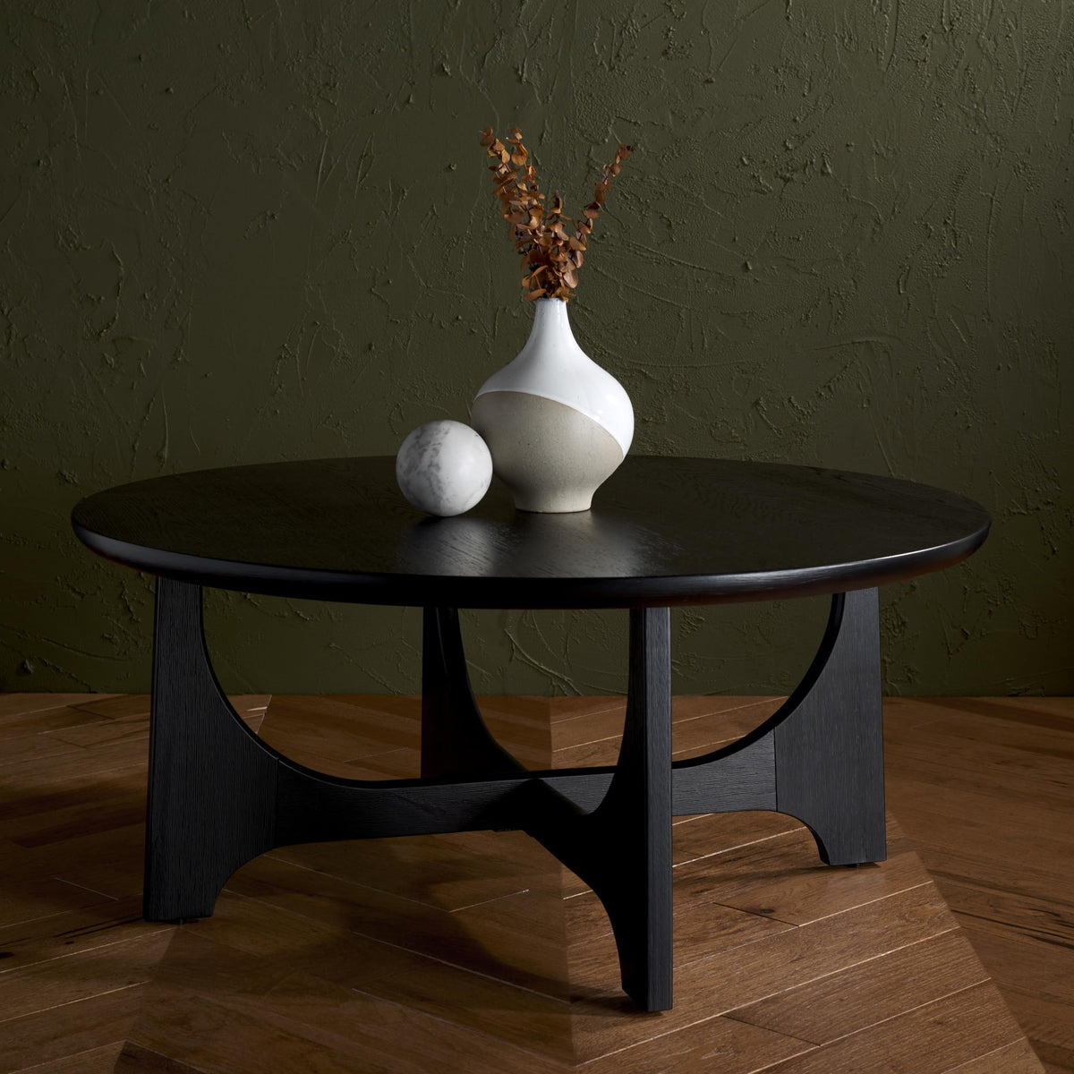 Black Wood Coffee Table F353315