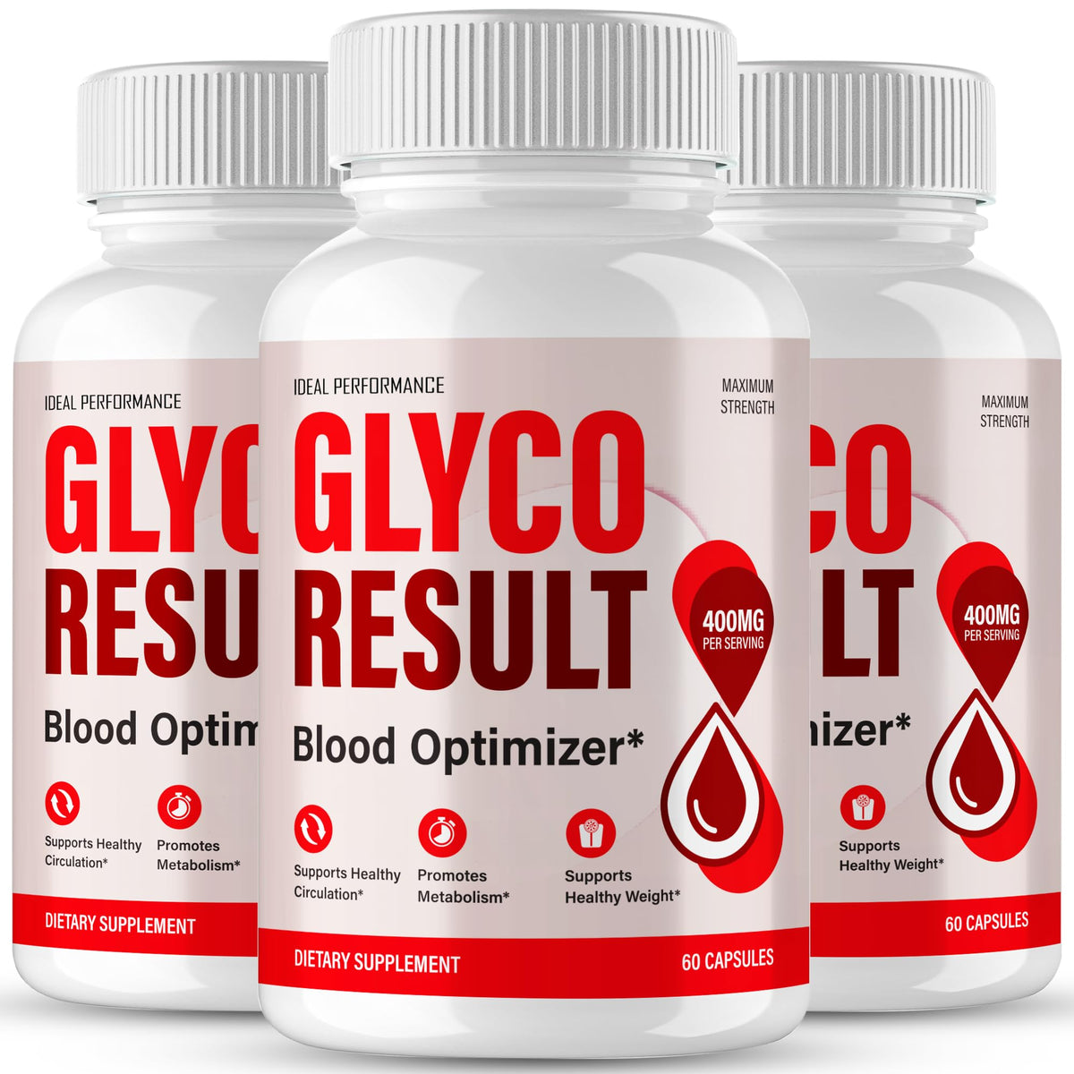 3 Pack Maximum Strength All Natural Capsules L50023