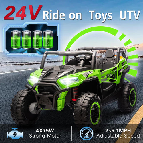 24V 2 Seaters Battery Powered Ride On Car I75646