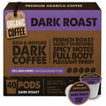 Organic Dark Roast Coffee Pods, 40 Recyclable Capsules Y49099