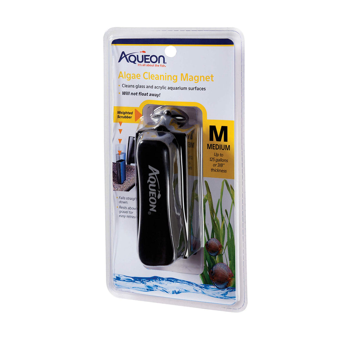 Aquarium Algae Scraper Magnetic Glass Cleaner Z90396