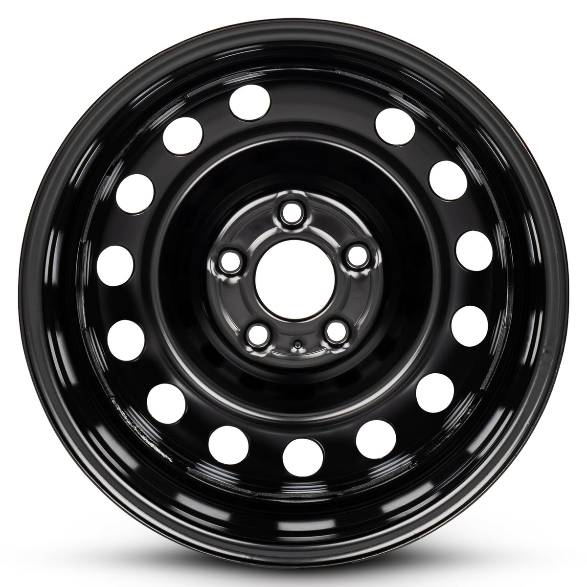 16 Inch Black Painted Steel Rim S609856