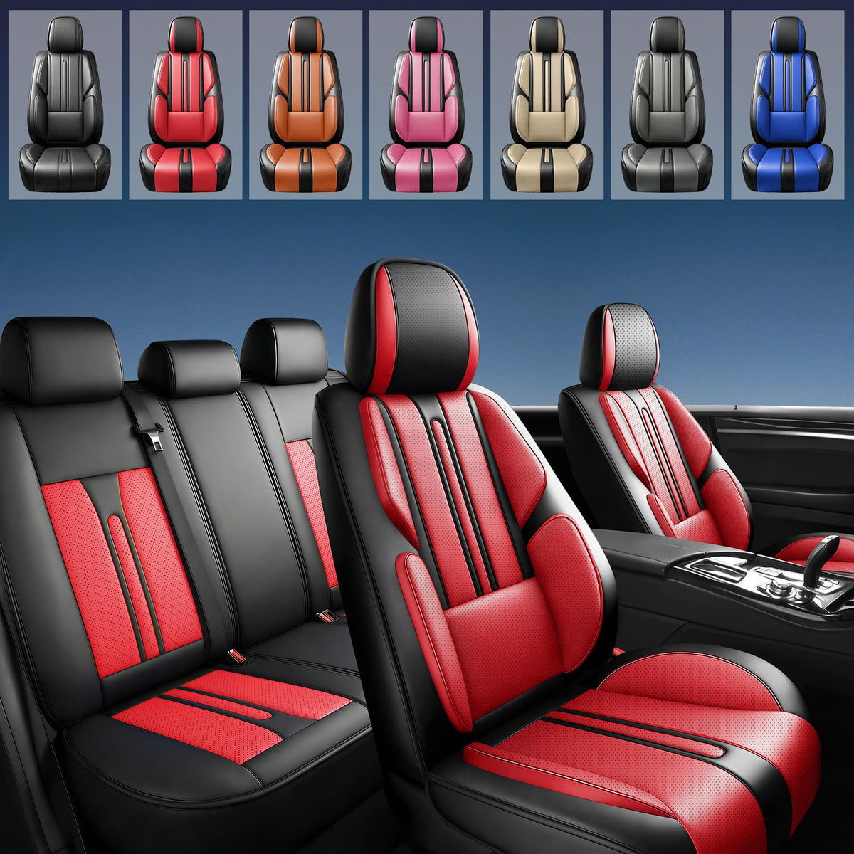 Car Seat Covers Full Set 5 Seat B677