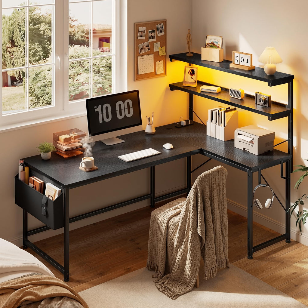 53" L Shaped Gaming Desk Z9179