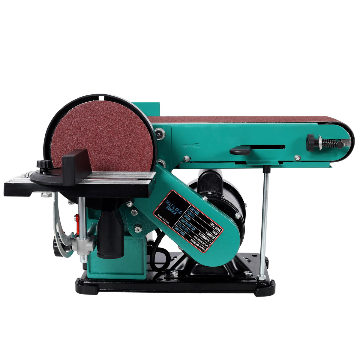4x36 Inch Belt and Disc Sander 120V Benchtop I3014