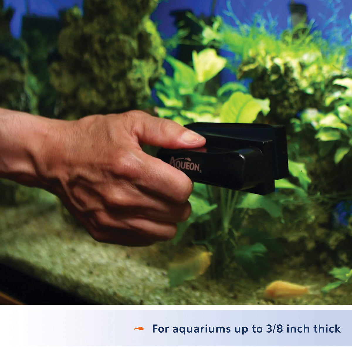 Aquarium Algae Scraper Magnetic Glass Cleaner Z90396