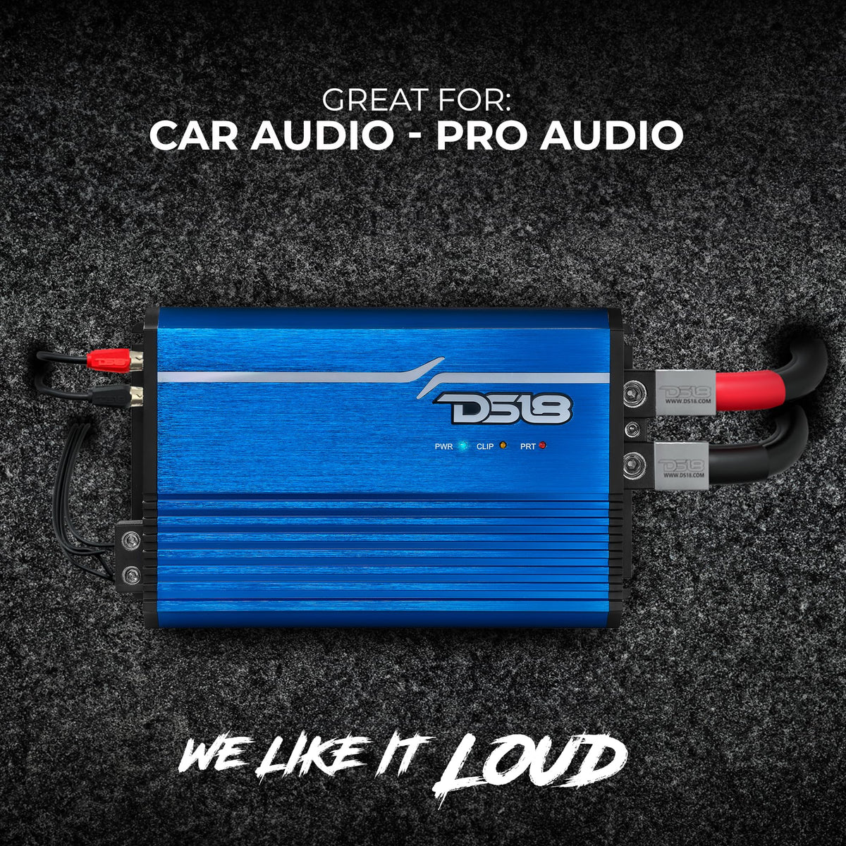 Compact Full-Range Class D 1-Channel Amplifier 2,500 Watts RMS V2044